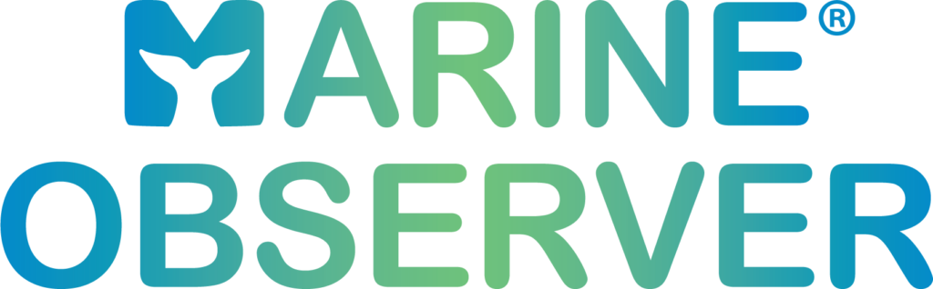 Marine Observer Logo Stacked Ombre Registered